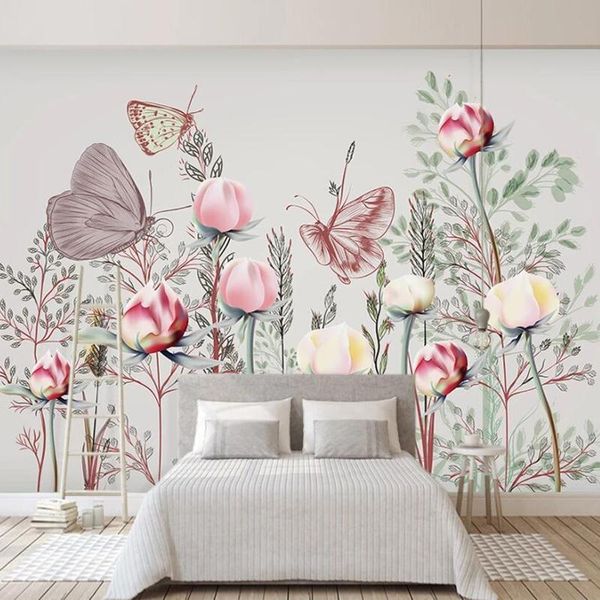 custom 3d po wallpaper pink flower butterfly background wall home decoration mural living room bedroom tv backdrop paper wallpapers
custom 3d po wallpaper pink flower butterfly background wall home decoration mural living room bedroom tv backdrop paper wallpapers