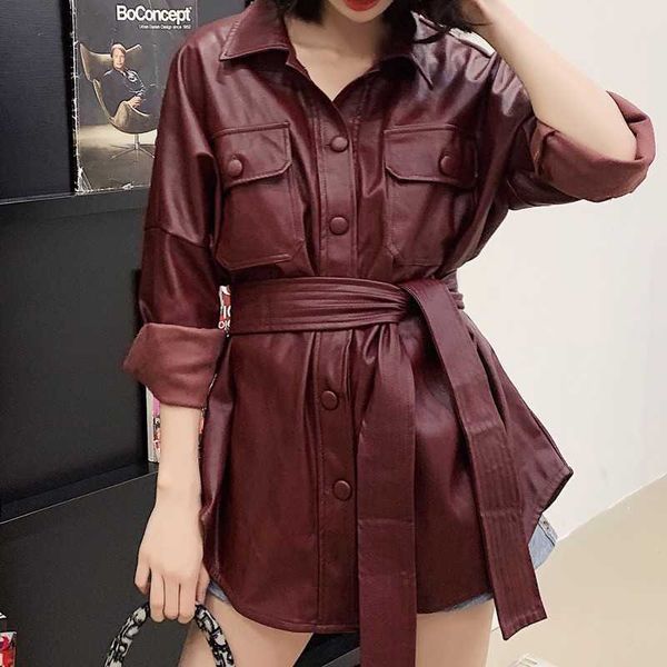 winter black leather jacket women sashes pu biker motorcycle faux coat oversize female fur s fall 210601
winter black leather jacket women sashes pu biker motorcycle faux coat oversize female fur s fall 210601
