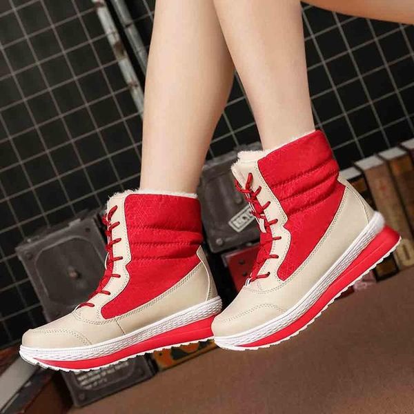 boots warm snow women's winter ankle bootie anti-slip fur lined short waterproof slip on outdoor shoes red, Black
boots warm snow women's winter ankle bootie anti-slip fur lined short waterproof slip on outdoor shoes red, Black