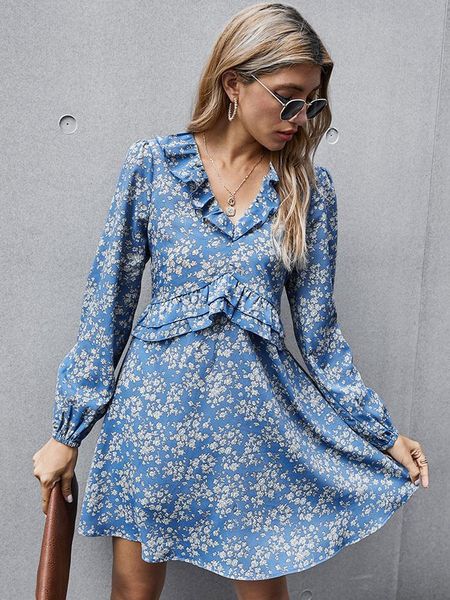 autumn and winter women's dress long sleeved chic dot print women elegant casual dresses female v neck, Black;gray
autumn and winter women's dress long sleeved chic dot print women elegant casual dresses female v neck, Black;gray