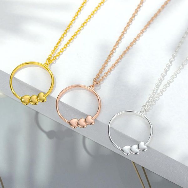 simple round necklaces fashion women long gold plating heart golden pendant necklace jewelry for valentine's day gift, Silver
simple round necklaces fashion women long gold plating heart golden pendant necklace jewelry for valentine's day gift, Silver