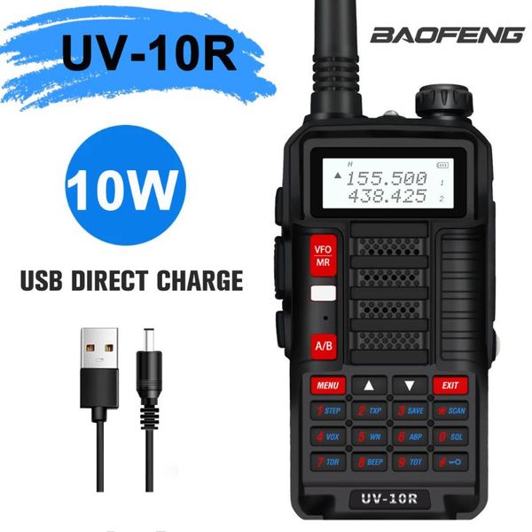 walkie talkie upgraded high-power professional walkie-talkie baofeng uv-10r dualband two way ham radio usb charging uv10r set
walkie talkie upgraded high-power professional walkie-talkie baofeng uv-10r dualband two way ham radio usb charging uv10r set