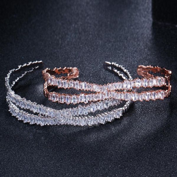bangle europe and the united states trend versatile hand jewelry women's shiny zircon cross irregular opening bracelet, Black
bangle europe and the united states trend versatile hand jewelry women's shiny zircon cross irregular opening bracelet, Black