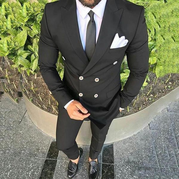 men's suits & blazers double-breasted black men slim fit outfits groom wear wedding tuxedo costume homme groomsmen blazer pants 2 piece, White;black
men's suits & blazers double-breasted black men slim fit outfits groom wear wedding tuxedo costume homme groomsmen blazer pants 2 piece, White;black