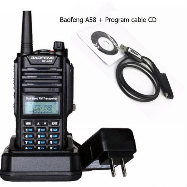 walkie talkie a58 dual band 136-174mhz 400-520mhz vhf uhf wateproof ip67 two way radio 10 km long distance
walkie talkie a58 dual band 136-174mhz 400-520mhz vhf uhf wateproof ip67 two way radio 10 km long distance
