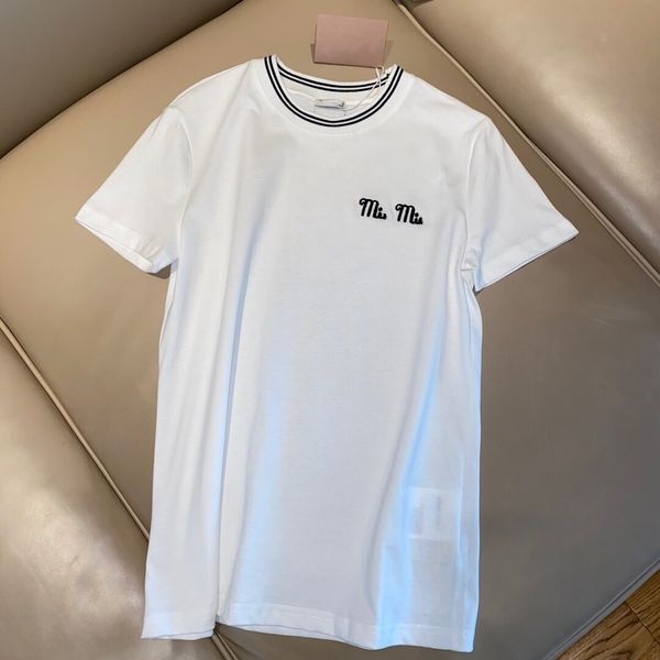 correct version m1u home 21 summer letter embroidery white cotton t-shirt female contrast collar casual loose short sleeve
correct version m1u home 21 summer letter embroidery white cotton t-shirt female contrast collar casual loose short sleeve
