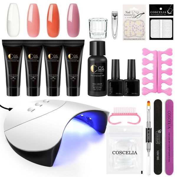 nail art kits coscelia 4pcs builder gel set with uv led lamp slip soultion base coat extending poly design kit
nail art kits coscelia 4pcs builder gel set with uv led lamp slip soultion base coat extending poly design kit