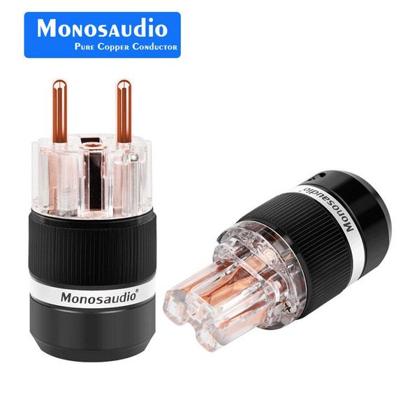 smart power plugs monosaudio e101/f101 transparent 99.998% pure copper eur schuko hifi audio cord cable plug iec female connector
smart power plugs monosaudio e101/f101 transparent 99.998% pure copper eur schuko hifi audio cord cable plug iec female connector