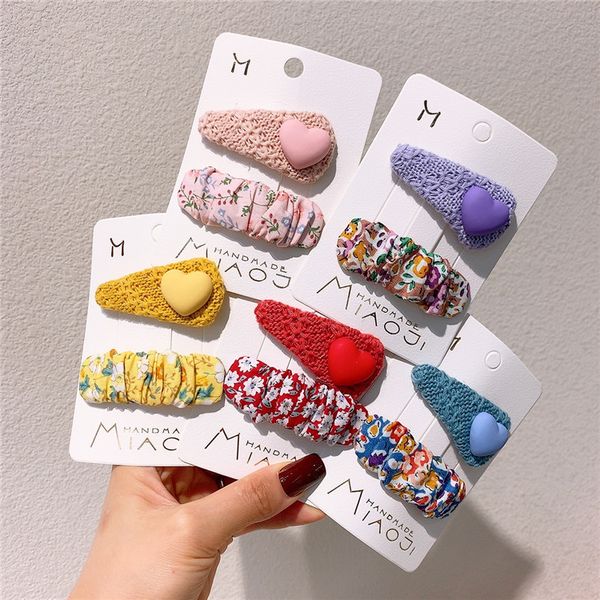 2 pcs sweet girl fashion fabric floral bb clip autumn and winter new cute children's love woolen hairpin hair accessories, Slivery;white
2 pcs sweet girl fashion fabric floral bb clip autumn and winter new cute children's love woolen hairpin hair accessories, Slivery;white