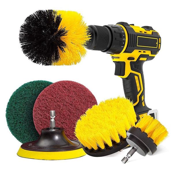 hand & power tool accessories drill brush scrub pads, attachments with bit extender for grout, tiles, sinks, bathtub, bathroom
hand & power tool accessories drill brush scrub pads, attachments with bit extender for grout, tiles, sinks, bathtub, bathroom