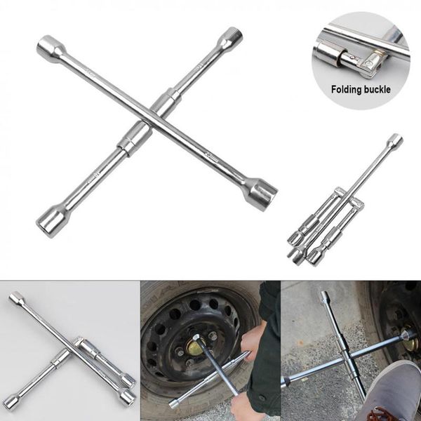 socket wrench cross 4 way folding car repair tools tyre remover mounting spanner allen wrenches hand
socket wrench cross 4 way folding car repair tools tyre remover mounting spanner allen wrenches hand