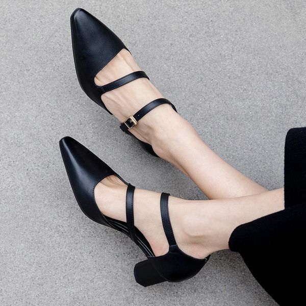 dress shoes eshtonshero woman pumps square med heels pointed toe buckle platform cow leather autumn ladies wedding size 3-8, Black
dress shoes eshtonshero woman pumps square med heels pointed toe buckle platform cow leather autumn ladies wedding size 3-8, Black