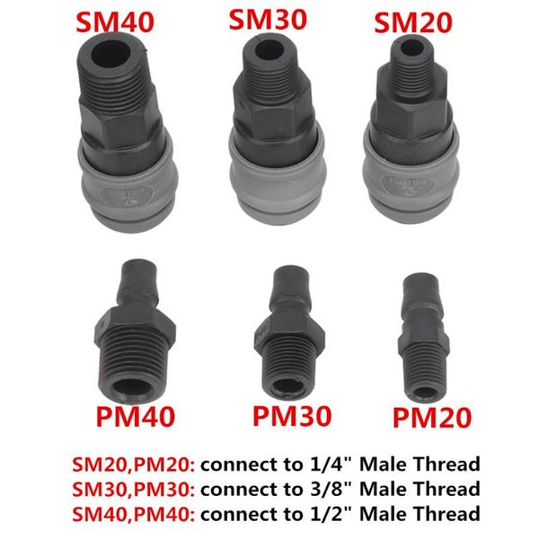 watering equipments sm/pm and self-braking garden irrigation water connector fast combined pneumatic joint for connection of the 1pc gas
watering equipments sm/pm and self-braking garden irrigation water connector fast combined pneumatic joint for connection of the 1pc gas
