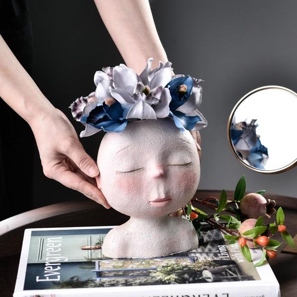 vases nordic human head vase doll shape statue decoration display creative resin art home decorative succulents
vases nordic human head vase doll shape statue decoration display creative resin art home decorative succulents
