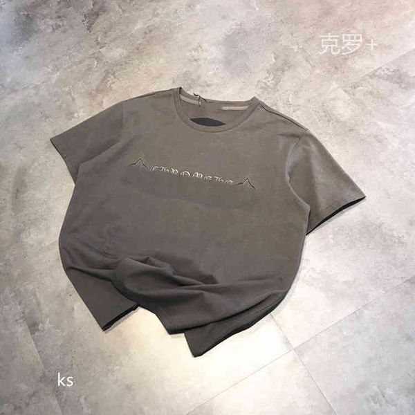 summer sticker letter embroidery round neck pullover t-shirt men's and women's casual loose short sleeve fashion, White
summer sticker letter embroidery round neck pullover t-shirt men's and women's casual loose short sleeve fashion, White