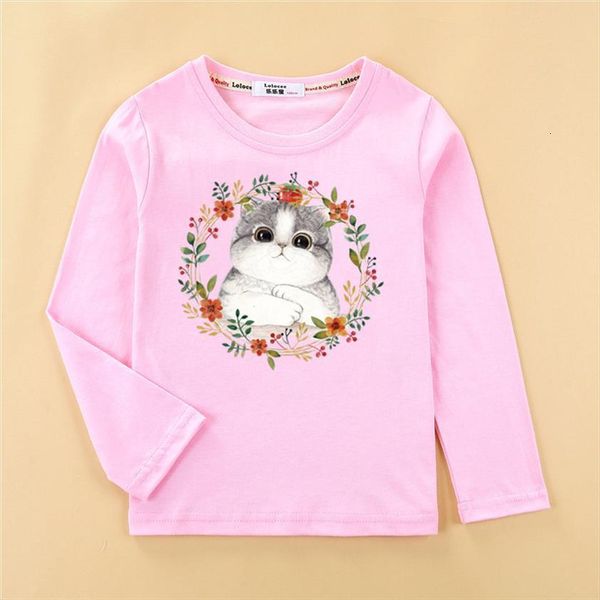 fashion wreath kitten clothes children t shirt girls long sleeve cotton tees girl cute print, Blue
fashion wreath kitten clothes children t shirt girls long sleeve cotton tees girl cute print, Blue