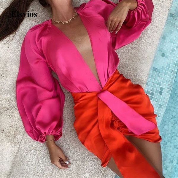 women's tracksuits deep v-neck women sets dress elegant lantern sleeve office lady and mini skirt suits spring satin par, Gray
women's tracksuits deep v-neck women sets dress elegant lantern sleeve office lady and mini skirt suits spring satin par, Gray