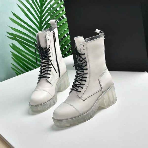 winter leather autumn lace up female boot ankle novelty transparent heel zipper women boots, Black
winter leather autumn lace up female boot ankle novelty transparent heel zipper women boots, Black