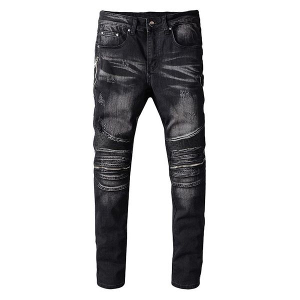 men's jeans brand stripe painted black fashion slim skinny holes patchwork stretch denim pants for man big size 40 607, Blue
men's jeans brand stripe painted black fashion slim skinny holes patchwork stretch denim pants for man big size 40 607, Blue