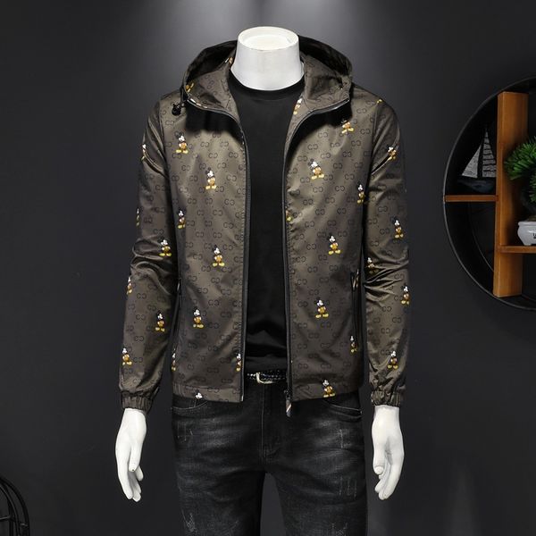 the fine fleece hoodies spring men's hooded jacket fashion slim trend youth bee print, Black
the fine fleece hoodies spring men's hooded jacket fashion slim trend youth bee print, Black