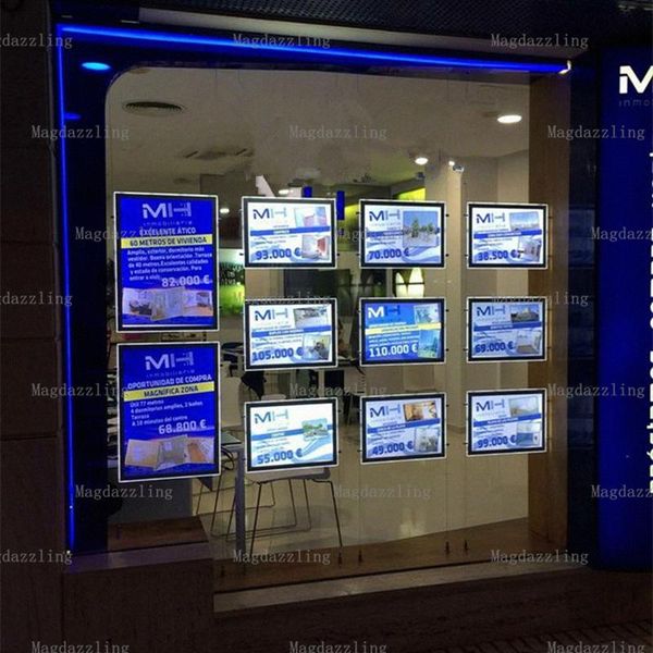landscape +2pcs a2 vertical double sided magnetic acrylic frame led illuminated window display system for real estate modules
landscape +2pcs a2 vertical double sided magnetic acrylic frame led illuminated window display system for real estate modules