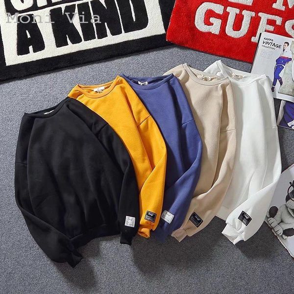 men's hoodies & sweatshirts 2021 trend long-sleeved round neck harajuku solid color sweatshirt for men loose casual male clothes, Black
men's hoodies & sweatshirts 2021 trend long-sleeved round neck harajuku solid color sweatshirt for men loose casual male clothes, Black