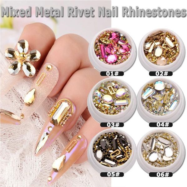 box nail art decorations jewelry diamond pointed bottom shaped transparent mixed metal rivet manicure rhinestones1, Silver;gold
box nail art decorations jewelry diamond pointed bottom shaped transparent mixed metal rivet manicure rhinestones1, Silver;gold