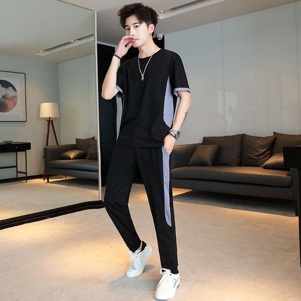 men's tracksuits korean version ice silk sports leisure two piece sportswear summer 2021 dad middle aged and elderly loose fitting suit, Gray
men's tracksuits korean version ice silk sports leisure two piece sportswear summer 2021 dad middle aged and elderly loose fitting suit, Gray