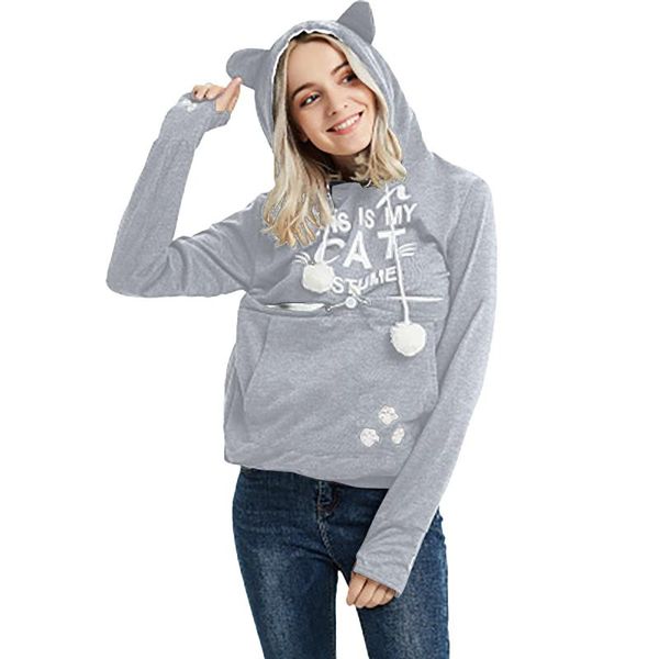 women's hoodies & sweatshirts cat lovers hoodie women sudaderas mujer kangaroo dog pet pullovers cuddle pouch pocket animal ear hooded, Black
women's hoodies & sweatshirts cat lovers hoodie women sudaderas mujer kangaroo dog pet pullovers cuddle pouch pocket animal ear hooded, Black
