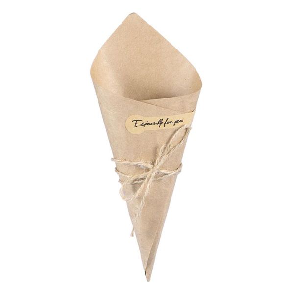 gift wrap 100pcs diy kraft paper cones bouquet candy boxes ice cream flower holder wedding party gifts(15x15cm)
gift wrap 100pcs diy kraft paper cones bouquet candy boxes ice cream flower holder wedding party gifts(15x15cm)