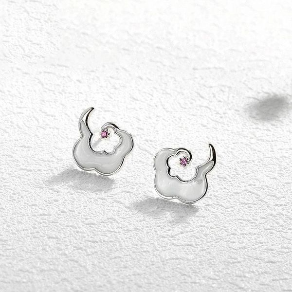 stud s925 sterling silver jewelry auspicious clouds cultural and creative earrings simple temperament female niche, Golden;silver
stud s925 sterling silver jewelry auspicious clouds cultural and creative earrings simple temperament female niche, Golden;silver