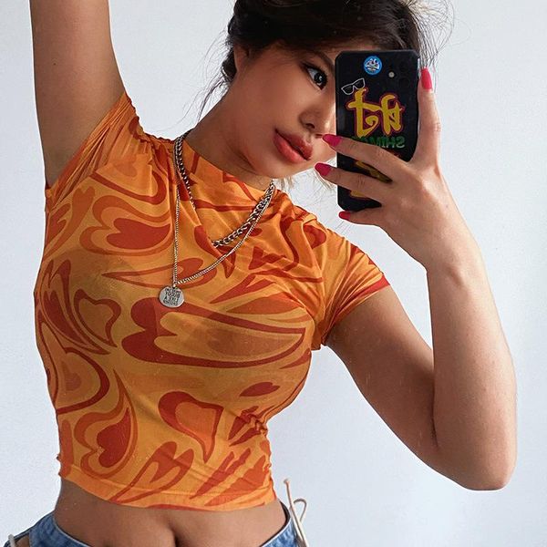 women's t-shirt mesh sheer y2k short sleeve t shirt women see-through summer casual tshirt streetwear mujer, White
women's t-shirt mesh sheer y2k short sleeve t shirt women see-through summer casual tshirt streetwear mujer, White