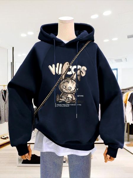 women's hoodies & sweatshirts brushed hoody autumn and winter loose korean style spring thin hooded pullover early chic top, Black
women's hoodies & sweatshirts brushed hoody autumn and winter loose korean style spring thin hooded pullover early chic top, Black