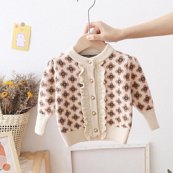 pullover 2021 autumn winter girls cardigan sweater children knitted bottoming shirt lace flower sweet princess kids inafnt clothing, Blue
pullover 2021 autumn winter girls cardigan sweater children knitted bottoming shirt lace flower sweet princess kids inafnt clothing, Blue