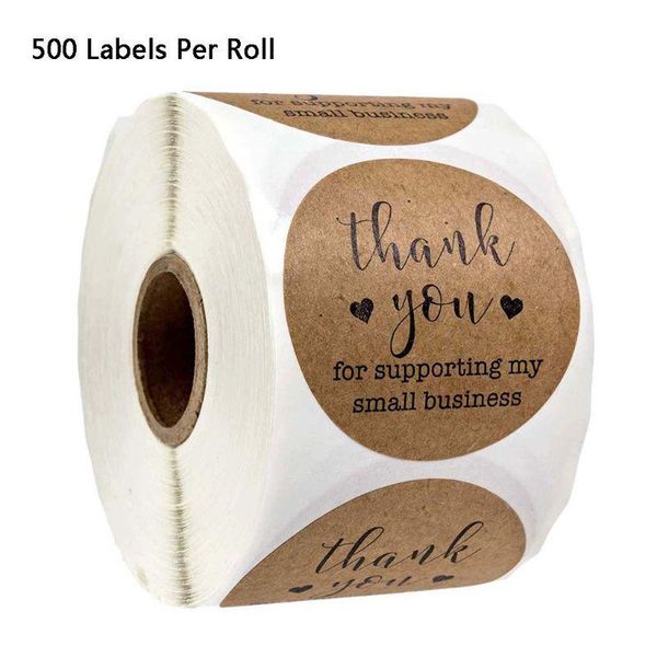 500pcs thank you for supporting my business kraft stickers seal label scrapbook r7rc gift wrap
500pcs thank you for supporting my business kraft stickers seal label scrapbook r7rc gift wrap