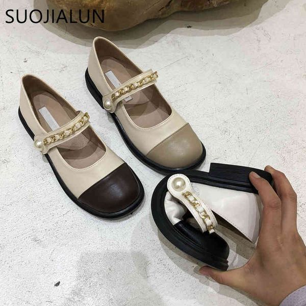 suojialun 2021 autumn luxury chain round toe shallow flats shoes fashion hook&loop loafers casual brand design mary janes shoes k78, Black
suojialun 2021 autumn luxury chain round toe shallow flats shoes fashion hook&loop loafers casual brand design mary janes shoes k78, Black