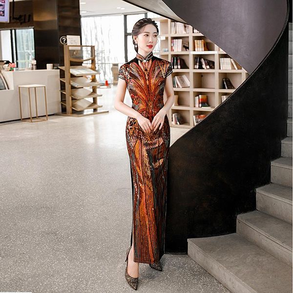 ethnic clothing women velour qipao mandarin collar chinese style cheongsam sheath party dress gown vintage button elegant autumn vestid, Red
ethnic clothing women velour qipao mandarin collar chinese style cheongsam sheath party dress gown vintage button elegant autumn vestid, Red