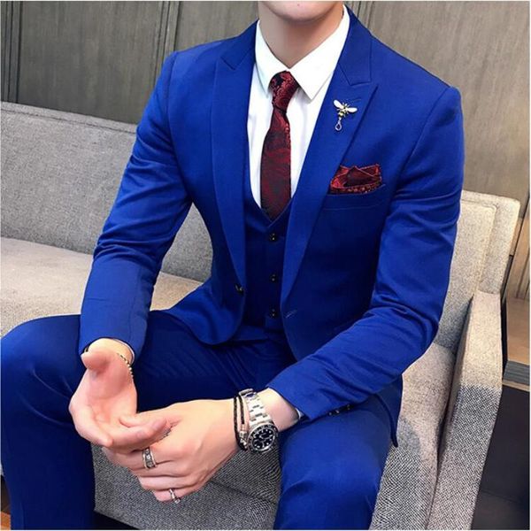 men's suits & blazers (jacket+vest+pants) 2021 male 3 piece set business boutique suit slim fit high-end formal party wedding 3xl, White;black
men's suits & blazers (jacket+vest+pants) 2021 male 3 piece set business boutique suit slim fit high-end formal party wedding 3xl, White;black