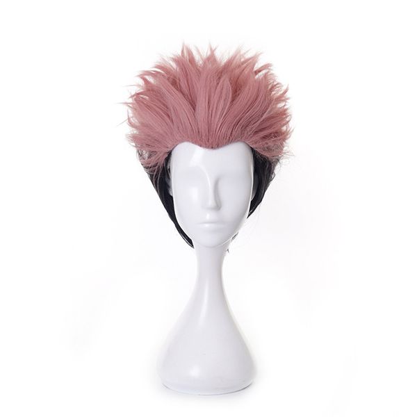 yuji itadori short wig 2 styles cosplay costume heat resistant synthetic hair anime jujutsu kaisen men women party wigs, Black
yuji itadori short wig 2 styles cosplay costume heat resistant synthetic hair anime jujutsu kaisen men women party wigs, Black