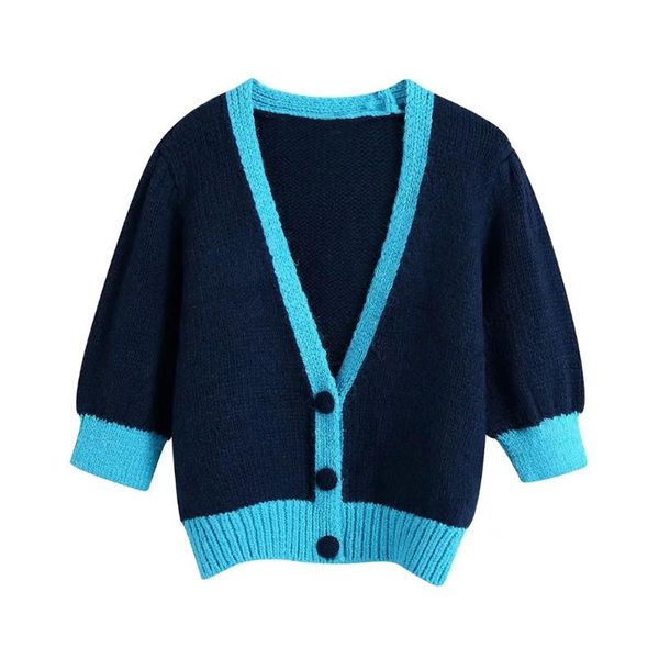 women's knits & tees xikom 2021 autumn patchwork women sweater cardigen v neck short sleeve knitted cardigan casual slim woman, White
women's knits & tees xikom 2021 autumn patchwork women sweater cardigen v neck short sleeve knitted cardigan casual slim woman, White