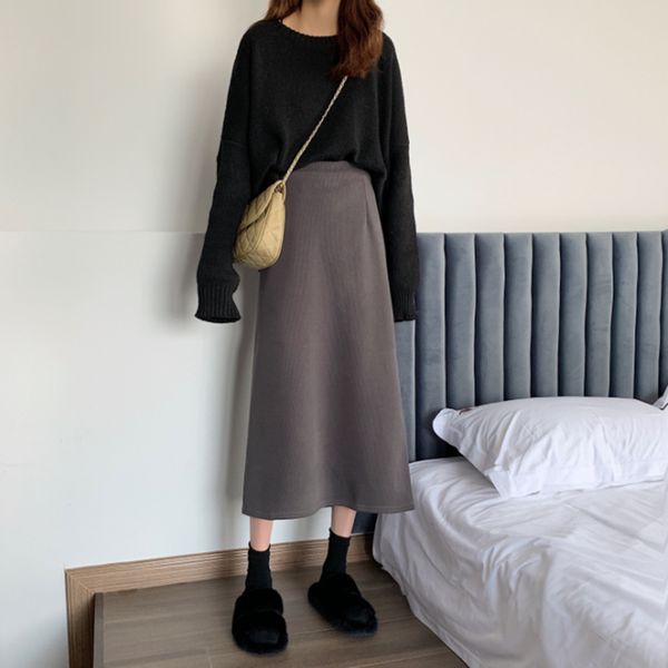skirts fdfklak spring autumn skirt women 2020 chic high waist slim long skirt a line womens knitted winter female skirts fxx7, Black
skirts fdfklak spring autumn skirt women 2020 chic high waist slim long skirt a line womens knitted winter female skirts fxx7, Black