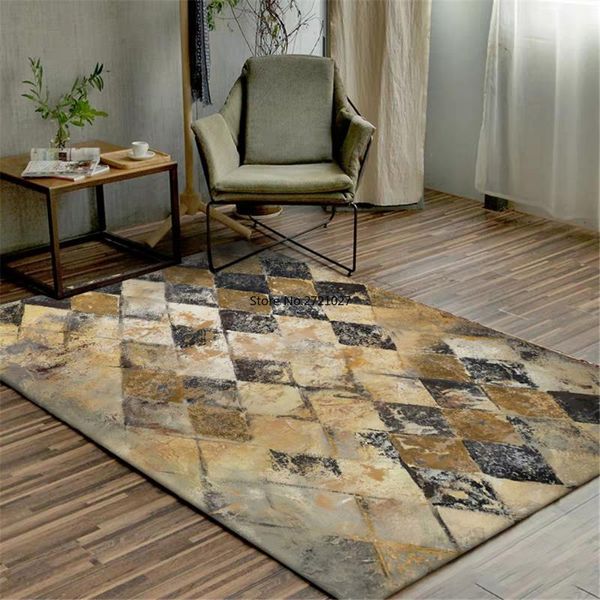 carpets retro european style carpet geometric diamond lattice living room bedroom bed brown oil painting pattern floor mat
carpets retro european style carpet geometric diamond lattice living room bedroom bed brown oil painting pattern floor mat