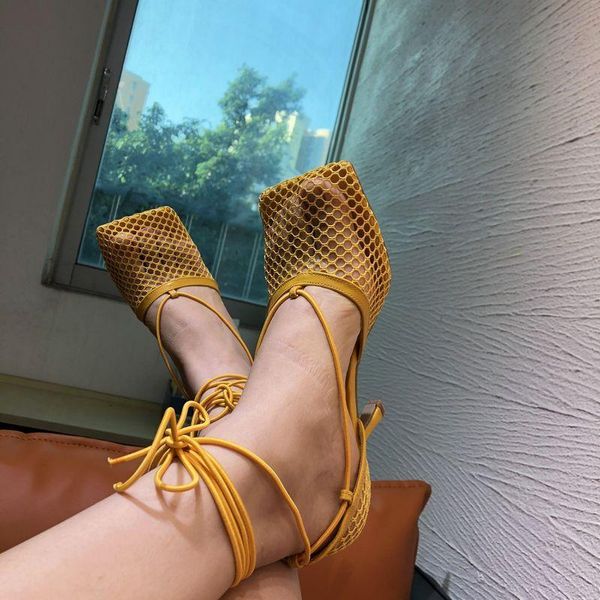 dress shoes 2021 mesh pumps sandals female square toe high heel lace up cross-tied stiletto hollow breathable sandale, Black
dress shoes 2021 mesh pumps sandals female square toe high heel lace up cross-tied stiletto hollow breathable sandale, Black