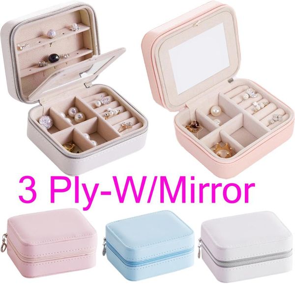 leather jewelry storage box 3 layers with mirror container space-saving case for ring earrings necklace cosmetic bags & cases
leather jewelry storage box 3 layers with mirror container space-saving case for ring earrings necklace cosmetic bags & cases