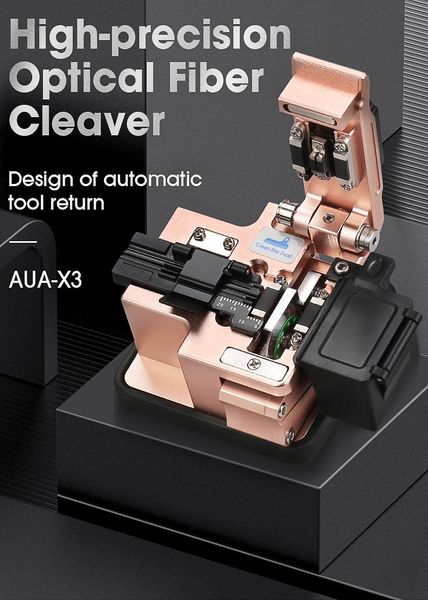 fiber optic equipment high precision cleaver aua-x3 ftth cable cutting knife tools cutter three-in-one clamp slot 24 surface blade
fiber optic equipment high precision cleaver aua-x3 ftth cable cutting knife tools cutter three-in-one clamp slot 24 surface blade