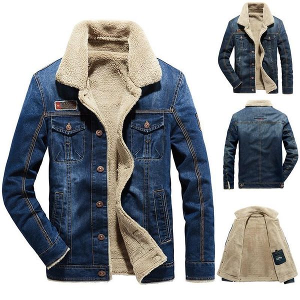 men's jackets autumn and winter denim jacket casual fashion loose large stand collar plush, Black;brown
men's jackets autumn and winter denim jacket casual fashion loose large stand collar plush, Black;brown