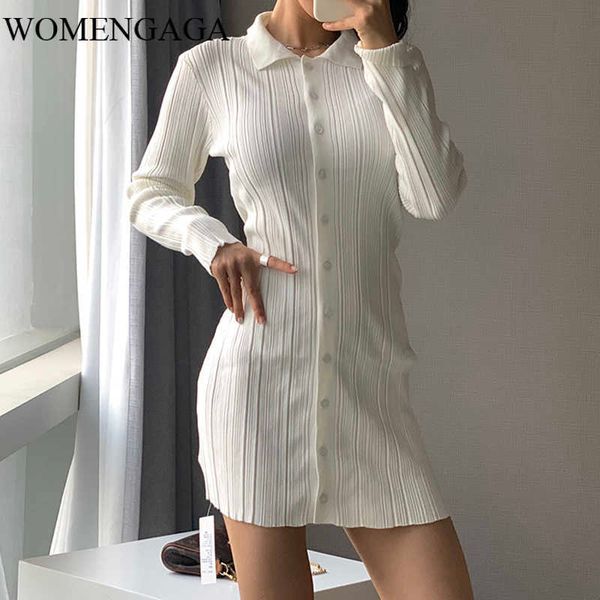 womengaga sailor collar single-breasted elegant slimming all-match knitted dresse's slim hip dress autumn zw3b 210603, Black;gray
womengaga sailor collar single-breasted elegant slimming all-match knitted dresse's slim hip dress autumn zw3b 210603, Black;gray