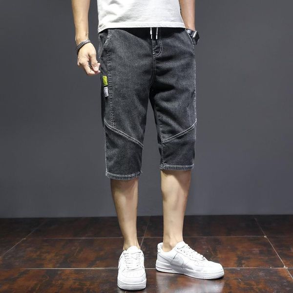men's shorts denim 2021 summer thin stretch stitching slim short jeans brand clothing blue gray, White;black
men's shorts denim 2021 summer thin stretch stitching slim short jeans brand clothing blue gray, White;black