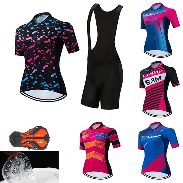 summer lycra bicycle clothing gel pad shorts women suit fashion cycling jersey set mtb dress female road bike clothes kit racing sets, Black;blue
summer lycra bicycle clothing gel pad shorts women suit fashion cycling jersey set mtb dress female road bike clothes kit racing sets, Black;blue