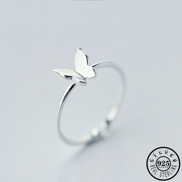 cluster rings fashion girls 925 sterling silver small butterfly shape wedding bands adjustable open knuckle finger party ring for women lady, Golden;silver
cluster rings fashion girls 925 sterling silver small butterfly shape wedding bands adjustable open knuckle finger party ring for women lady, Golden;silver